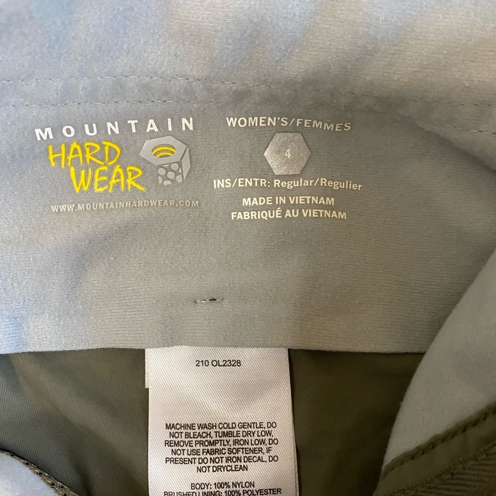 Mountain hardware cargo hiking pants
